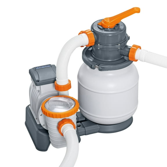 Bestway 58498E Flowclear 1500 GPH Sand Filter Pump for Above Ground Pools
