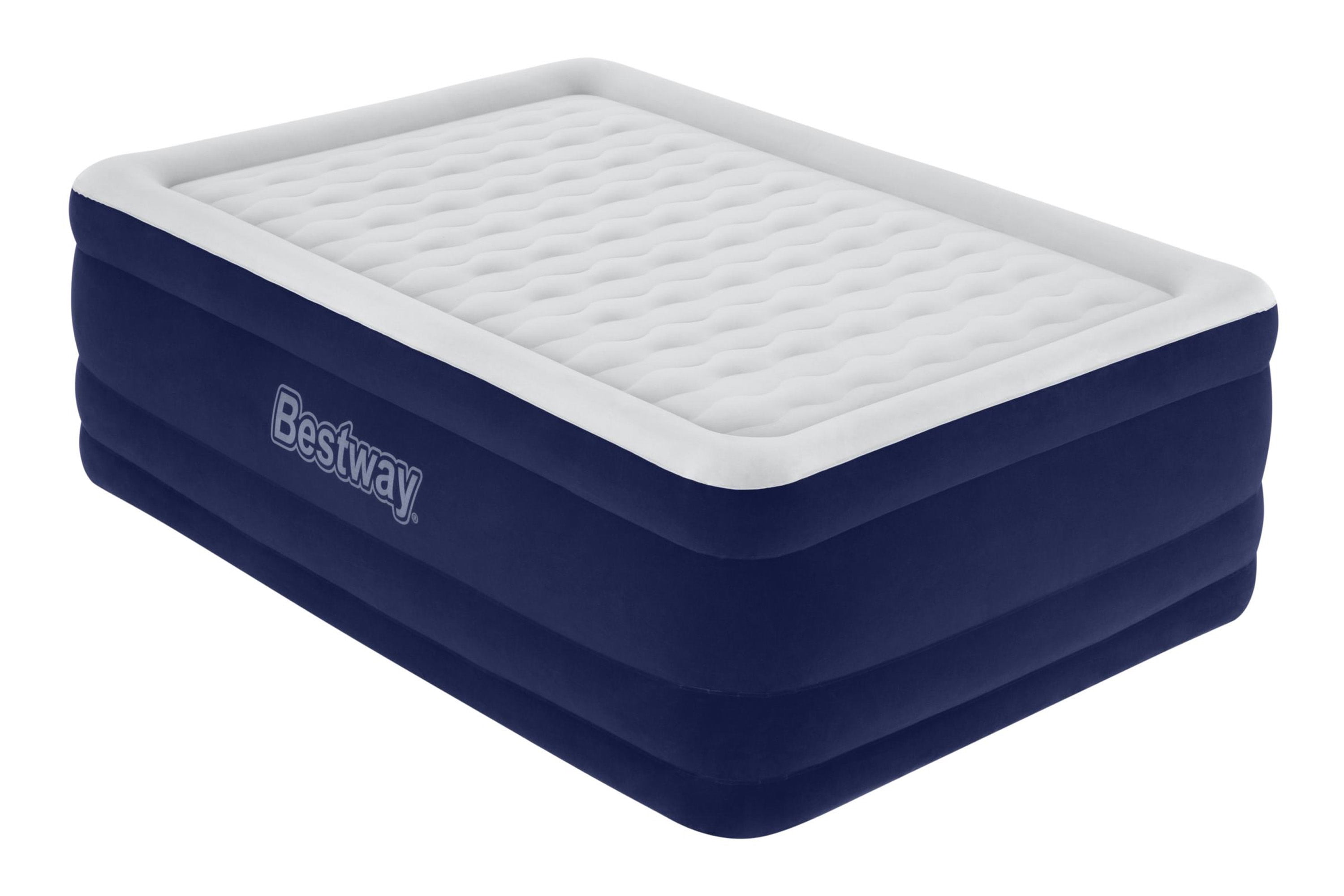 Bestway Tritech 24 Air Mattress Antimicrobial Coating with Built in AC Pump Full