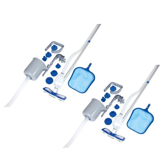 Bestway Above Ground Pool Vacuum & Maintenance Accessories Kit (2 Pack)