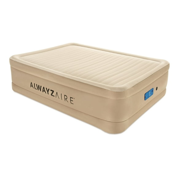 Bestway - AlwayzAire Comfort Choice Fortech 10 Inch Airbed with Built-in Ac Pump, Queen