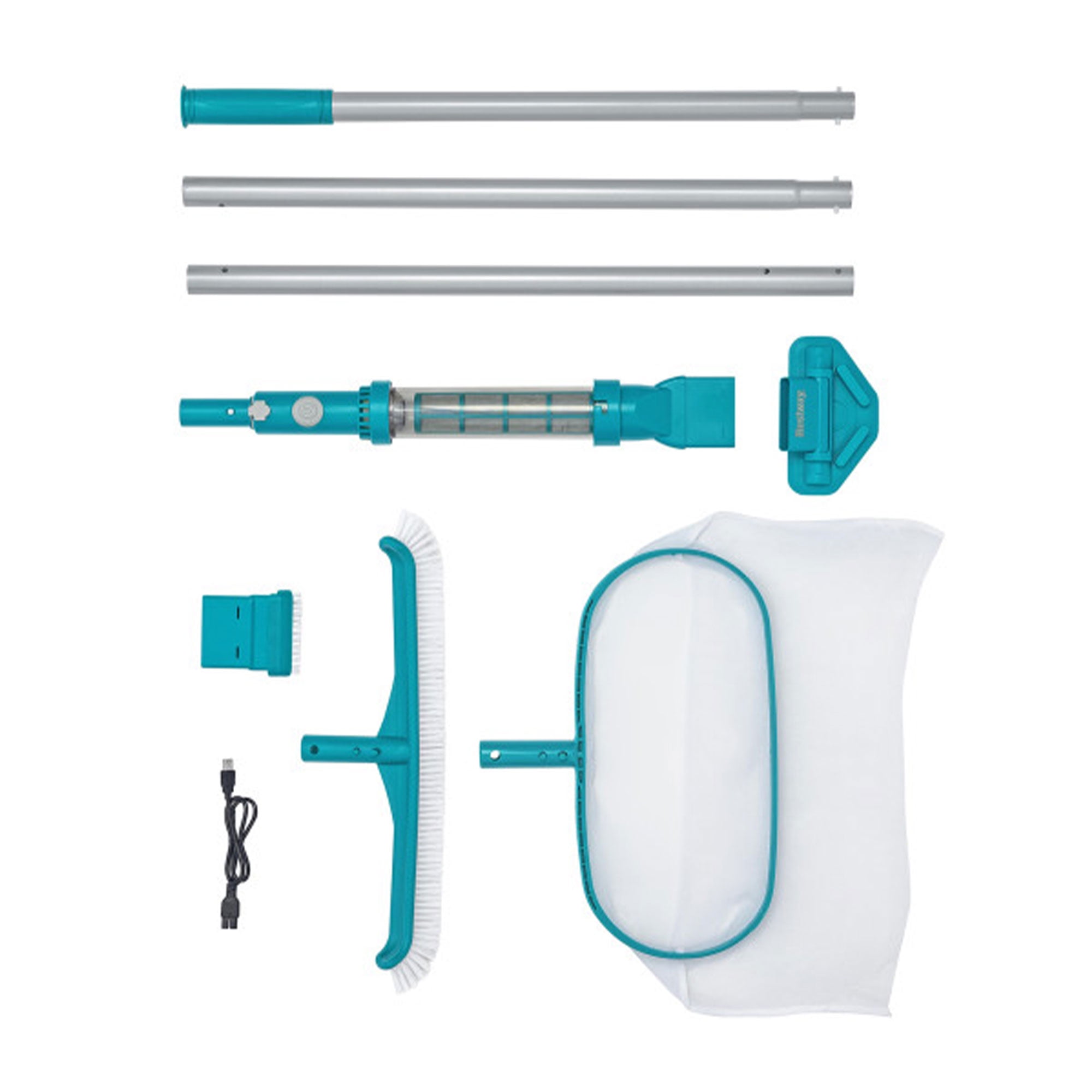 Bestway AquaSurge Pool Maintenance Accessory Kit with Vacuum and Skimmer