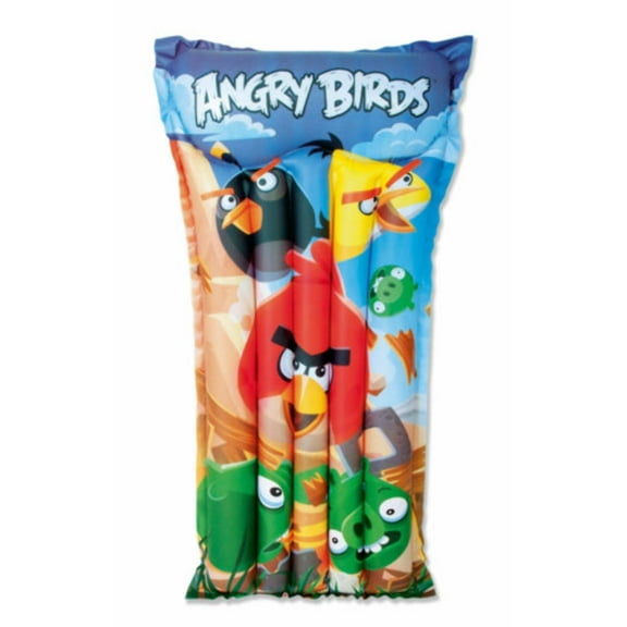 Bestway Bestway Angry Birds Air Mat Inflatable Swimming Pool Lounge 47" x 24" Rovio