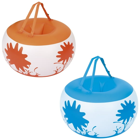 Bestway: 36" Bonk Outs - 2 Pack Set, Orange & Blue - Inflatable Bouncing Body Bumpers, Indoor Outdoor Bopping Active Play, Adjustable Straps, Kids 4+