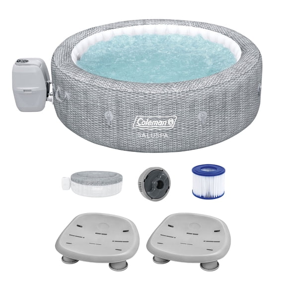 Bestway Coleman Sicily AirJet Inflatable Round Hot Tub w/ Pump #P09144