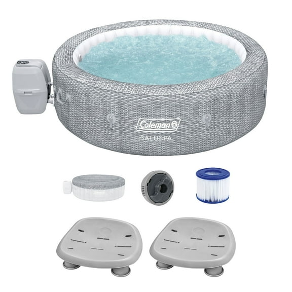 Bestway Coleman Sicily AirJet Inflatable Round Hot Tub w/ Pump #P09144