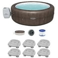 thumbnail image 1 of Bestway Coleman St Moritz AirJet Hot Tub w/ 6 Pack  Spa Seat Pump #P09144, 1 of 12
