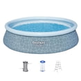 thumbnail image 1 of Bestway Fast Set 15' x 42" Inflatable Ring Top Above Ground Pool Set with Pump, 1 of 1