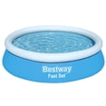 thumbnail image 1 of Bestway: Fast Set - 6' x 20" Inflatable Round Pool, Above Ground Splash & Wade Pool, Fill & Rise Setup, Tritech Construction, Easy Drain, Family, 1 of 12