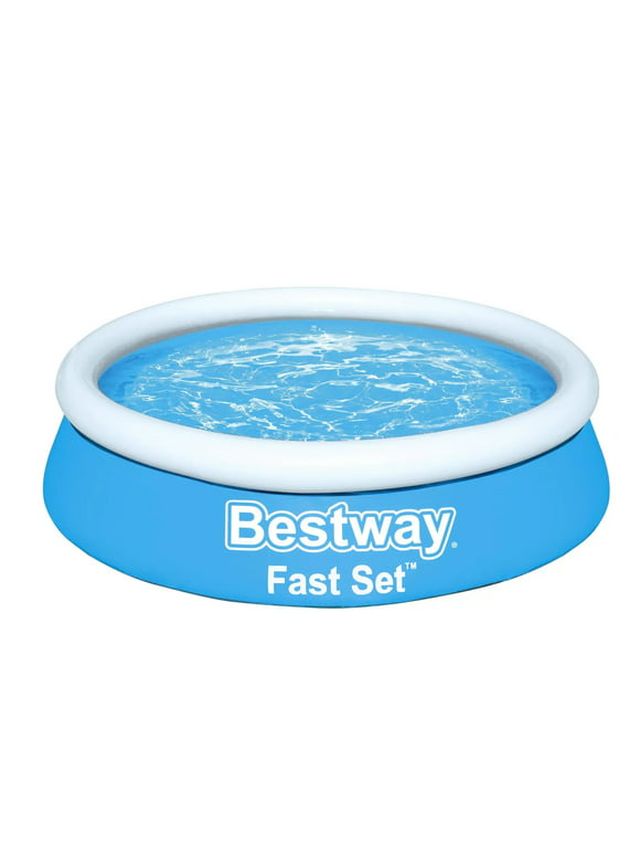 Bestway Fast Set 6'x20" Round Inflatable Above-Ground Pool, for Outdoor Use
