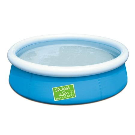 Bestway Fast Set Pool Above Ground Kiddie Swimming Pool 5’ X 15” 57241E , Blue