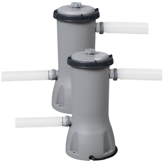 Bestway Flowclear 1,000 GPH Above Ground Swimming Pool Filter Pump, 2 Pack