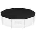 thumbnail image 1 of Bestway Pool Cover for 10' Round Above-Ground Swimming Pools – Protection from Debris, 1 of 12