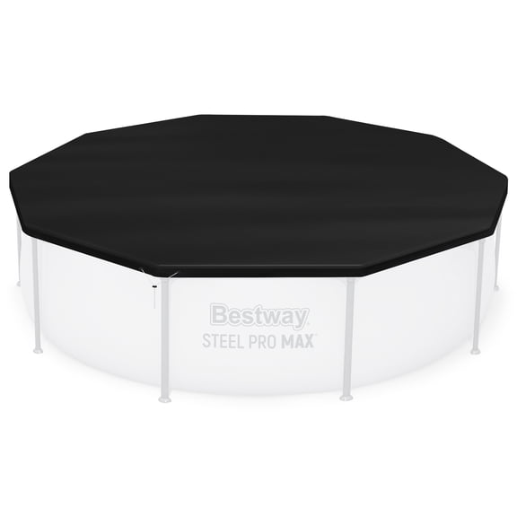 Bestway Pool Cover for 10' Round Above-Ground Swimming Pools – Protection from Debris