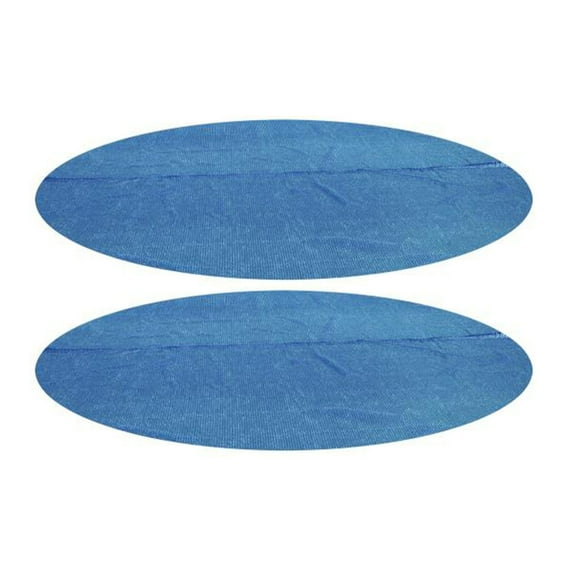 Bestway Flowclear 14 Feet Round Above Ground Pool Solar Pool Cover Only, 2 Pack