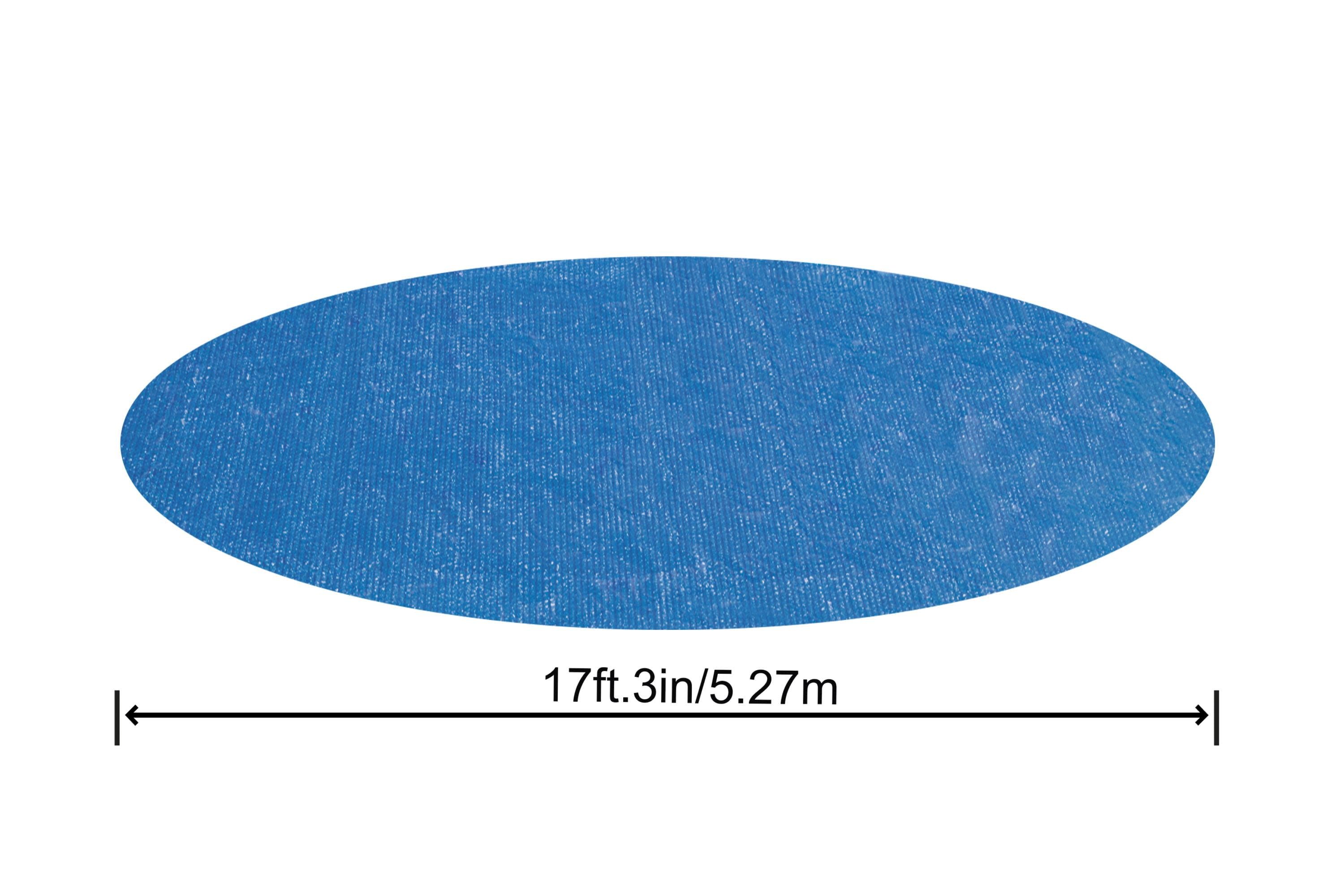 Bestway Flowclear 18 ft. Round Floating Solar Pool Cover for Above