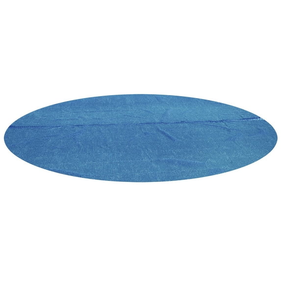 Flowclear: 12' Solar Pool Cover - Round Above Ground Pool Protector, Clean Water Maintenance Accessory, Solar Energy Heats Water, Keep Out Debris