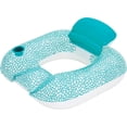 thumbnail image 1 of Bestway H2OGO! 40" x 37" Fully Adjustable Flip Pillow Lounge Pool Float with Cup Holder, 1 of 6