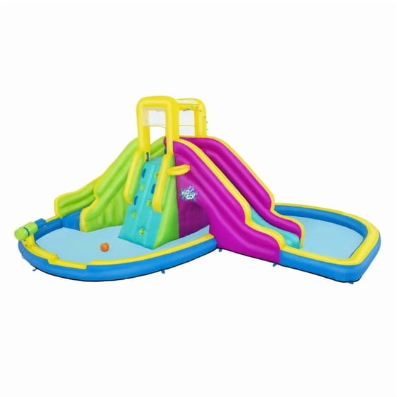 Bestway H2OGO! Funfinity Splash Kids Inflatable Mega Water Park with Blower