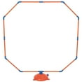 thumbnail image 1 of Bestway: H2OGO! Hydro Hoop Water Sprayer Sprinkler - Blue & Orange, Octagon Shaped, Rotating Water Splasher Blaster, Outdoor & Backyard Play, Kids 3+, 1 of 10
