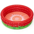 thumbnail image 1 of Bestway: H2OGO!Sweet Strawberry Pool - 66" x H15" - Inflatable 3-Ring Play Pool, Kids,103 Gallon, Ages 2+, 1 of 7