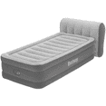 Bestway Twin Size Inflatable Air Mattress with Builtin Pump and Headboard
