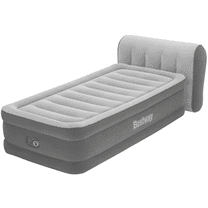 Bestway® Headboard Tritech Airbed Twin 18" with built-in AC pump