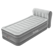 Bestway  Headboard Tritech Air Mattress Twin 18" with built-in AC pump