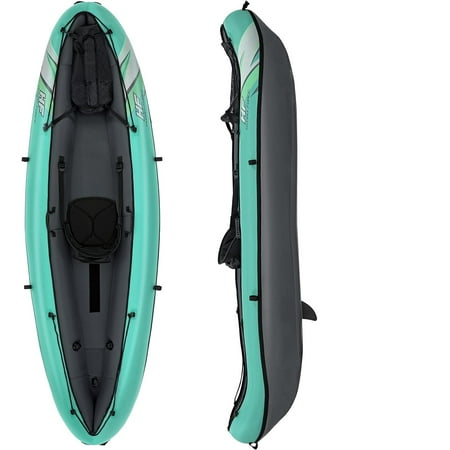 Bestway Hydro Force Inflatable Kayak Set - 1-Person Ventura Elite - Green