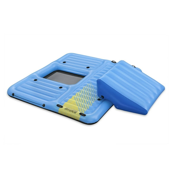 Bestway Hydro Force Summer Slide 5 Person Inflatable Activity Island, Blue