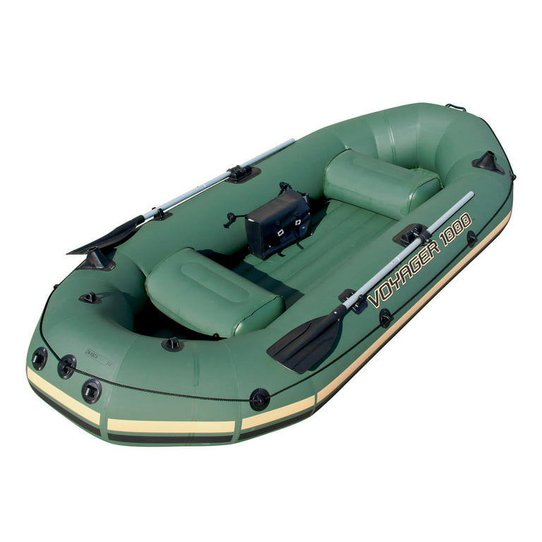 Bestway Inflatable Voyager 1000 2-Person Boat/Raft With Aluminum Oars