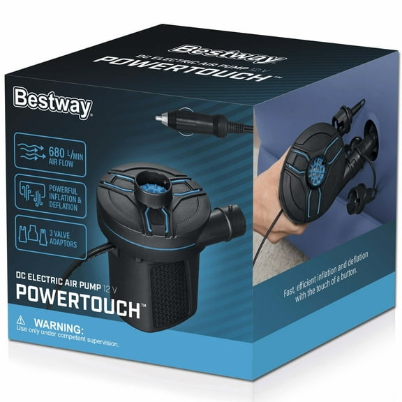Bestway PowerTouch, Multicolor 12V 0.50 PSI 8A Electric Air Pump