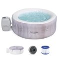 thumbnail image 1 of Bestway SaluSpa Cancun 2-4 Person Inflatable Hot Tub, Energy-Efficient Portable Spa, 1 of 10