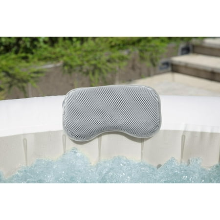 Bestway SaluSpa Gray Hot Tub Padded Pillow Spa Accessory, 2 Pack
