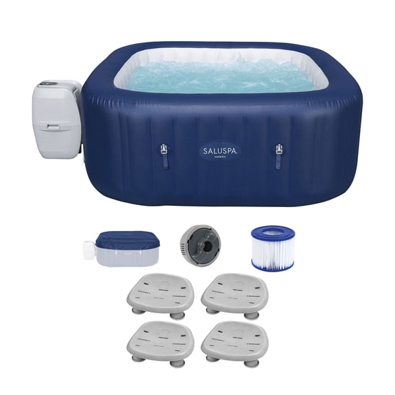 Bestway AirJet Inflatable Hot Tub w/Pool & Spa Seat (4 Pack) Pump #P09144