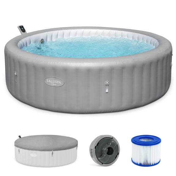 Bestway SaluSpa Hawaii Smart AirJet Inflatable Hot Tub with EnergySense Cover