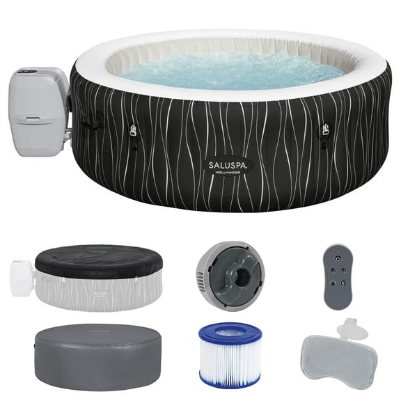Bestway SaluSpa Hollywood Luxe AirJet Inflatable Hot Tub w/ Pump #P08411