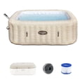 thumbnail image 1 of Bestway SaluSpa Rome 5-7 Person Inflatable Hot Tub, Square Energy-Efficient Spa, 79"x28", 1 of 13