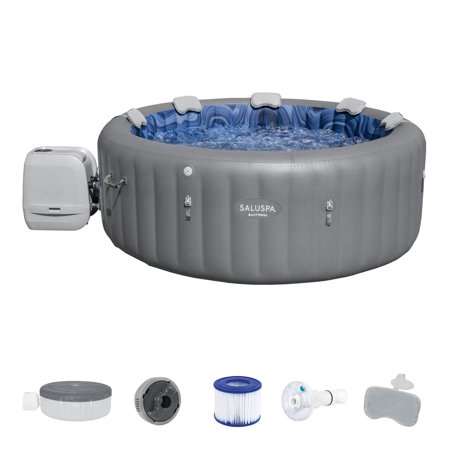 Bestway SaluSpa Santorini HydroJet Inflatable Hot Tub w/ Pump #P09120
