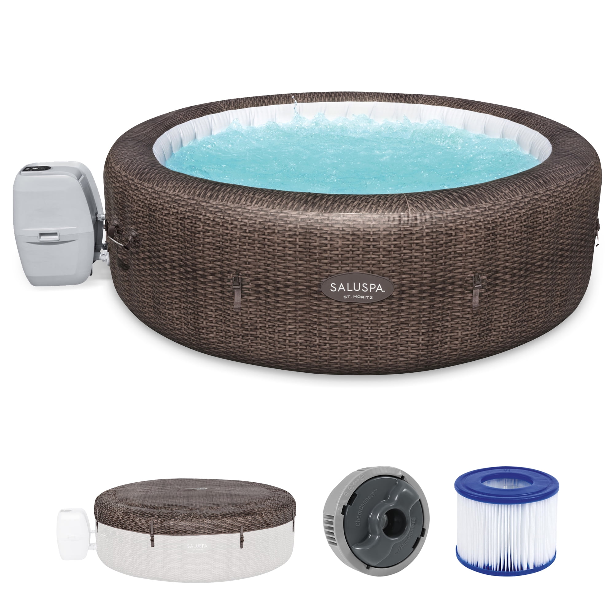 Bestway SaluSpa St Mortiz AirJet Inflatable Hot Tub - Pump Model P09144