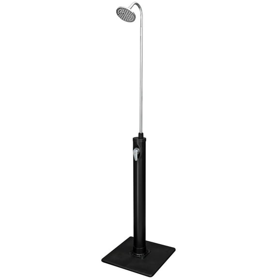 Bestway SolarFlow Outdoor Shower 2gal/8L: Oversized Shower Head and Stand, Easy Installation, & Adjustable Water Flow. Experience the ultimate convenience.
