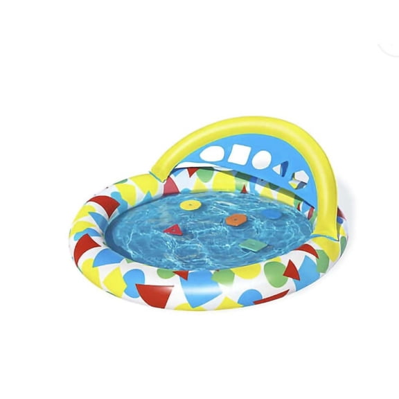 Bestway Splash and Learn Swimming Pool, Blue, 11.9 gal