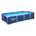 thumbnail image 1 of Bestway Steel Pro 13 Foot x 32 Inch Rectangular Above Ground Swimming Pool, Blue, 1 of 10