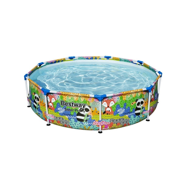 Bestway Large Backyard Above Ground Pool for Adults, Steel Pro 9