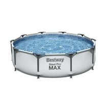Bestway Steel Pro MAX 10' x 30" Above Ground Pool Set Round