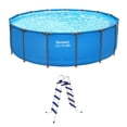 thumbnail image 1 of Bestway Steel Pro MAX 15' x 48" Round Above Ground Swimming Pool & Pool Ladder, 1 of 12