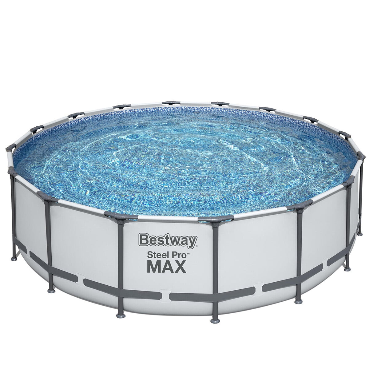 Bestway Steel Pro Max 15' Round x 48" Above Ground Pool Kit (Cover Not Included)