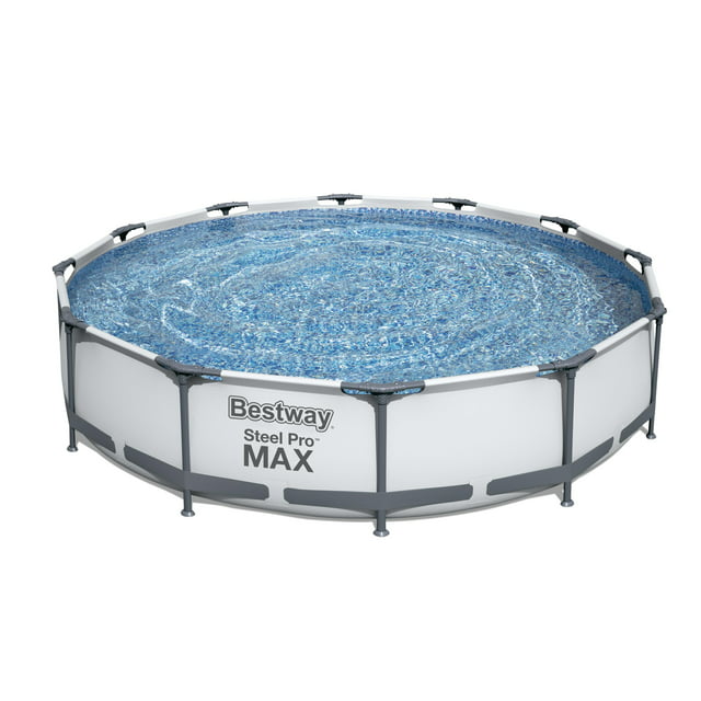 Bestway Steel Pro Max Swimming Pool Set with 330 GPH Filter Pump, 12' x 30"