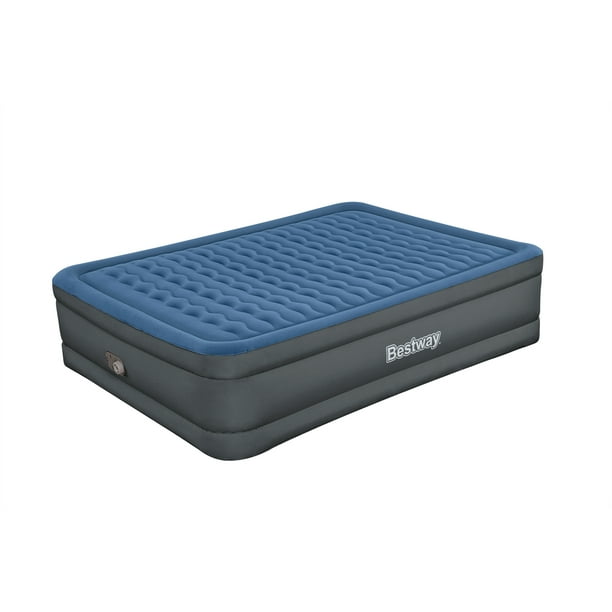 Bestway Tough Guard 18" Queen Air Mattress with Builtin Pump