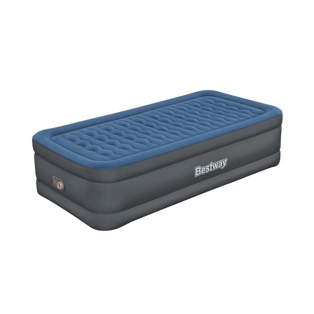 Bestway Tough Guard 18" Twin Air Mattress with Builtin Pump