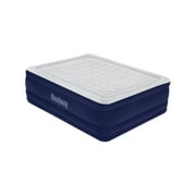 Bestway Tritech Air Mattress Queen 24" with Built-in AC Pump Included and Antimicrobial Coating